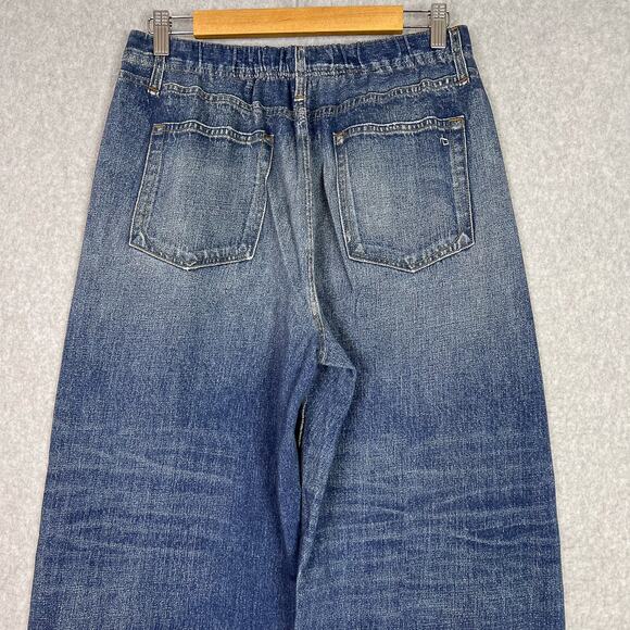 Rag & Bone Miramar High Waisted Wide Leg Pull On Pants Size Medium - Picture 6 of 14